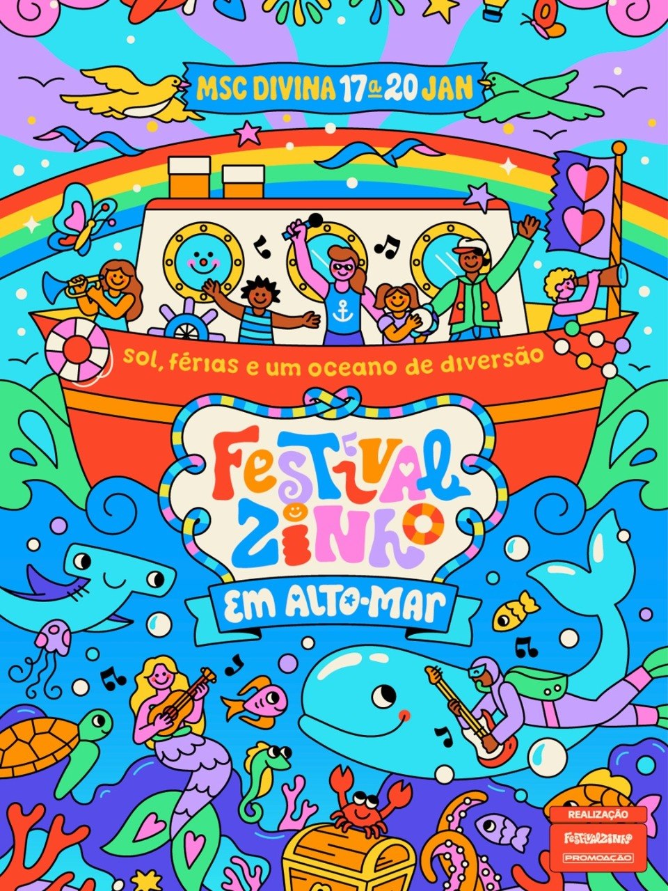 Festivalzinho em Alto-Mar